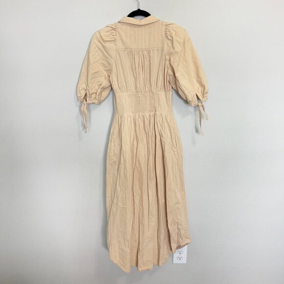 Mon Renn Marlow Midi Dress Size US XS Color Cream - Picture 4 of 4